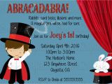 Magic themed Birthday Party Invitations Little Magician Birthday Party Invitation Magic Show