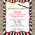 Magic themed Birthday Party Invitations Magic Party Invitations Template Birthday Party