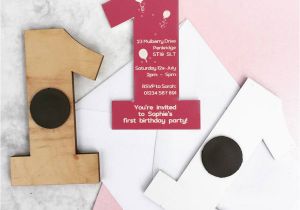 Magnet Birthday Invitations 1st Birthday Party Invitation Magnet by Batemandesigns