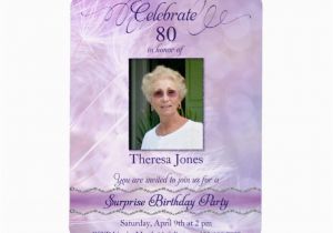 Magnet Birthday Invitations 80th Birthday Invitation Photo Magnets Zazzle