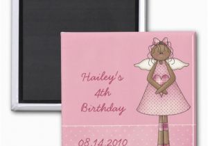 Magnet Birthday Invitations Angel Birthday Invitation Magnet Zazzle