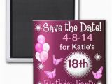 Magnet Birthday Invitations Ladies Birthday Invitation Magnet Fridge Magnet Zazzle