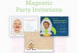 Magnet Birthday Invitations Magnetic Party Invitations by Crinklednose Com