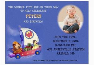 Magnetic Birthday Party Invitations 17 Best Images About Wonder Pets Party Ideas On Pinterest
