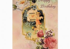 Mail order Birthday Cards Victorian Cherubs Mailing A Birthday Card Zazzle