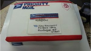 Mail order Birthday Gifts for Him Priority Mail Box Birthday Cake Photo by Shelbylynncakes
