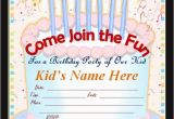 Make A Birthday Invitation Online for Free Make Your Own Birthday Invitations Free Template Resume