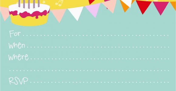Make A Birthday Invitation Online Free Make Your Own Birthday Invitations Free Template Resume