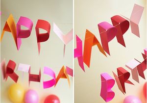 Make A Happy Birthday Banner 3d Birthday Banner Diy