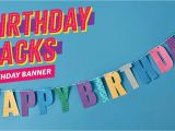 Make A Happy Birthday Banner How to Make A Quot Happy Birthday Quot Banner Using Washi Tape