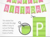 Make A Happy Birthday Banner Online Printable Banner Happy Birthday In Green and Pink
