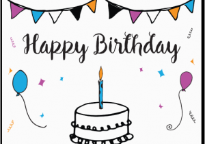 Make and Print Birthday Cards Free Printable Birthday Card Template