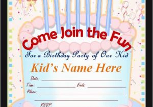 Make Birthday Invitation Cards Online for Free 50 Printable Birthday Invitation Templates Sample Templates