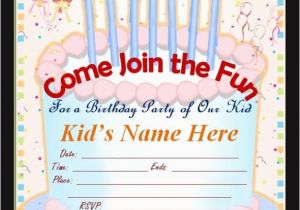 Make Birthday Invites Online Make Your Own Birthday Invitations Free Template Resume