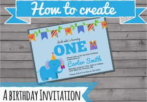 Make Your Own 1st Birthday Invitations Create Your Own Photo Birthday Invitations First