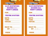 Make Your Own 1st Birthday Invitations Spongebob Invitation Template Invitation Template