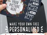 Make Your Own Birthday Cards for Free Make Your Own Photo Christmas Card Free Printables Online