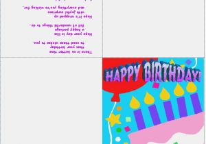Make Your Own Birthday Cards Free and Print Print Your Own Birthday Card Draestant Info