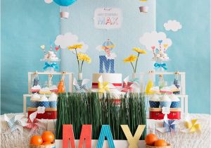 Make Your Own Birthday Decorations Hot Air Balloon Birthday Decorations Make Your Own Hot