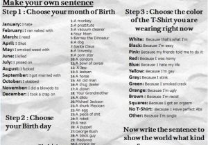 Make Your Own Birthday Meme Make Your Own Sentence