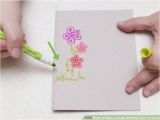 Making Birthday Cards at Home 4 Ways to Make A Simple Birthday Card at Home Wikihow
