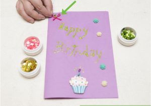 Making Birthday Cards at Home 4 Ways to Make A Simple Birthday Card at Home Wikihow