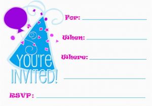 Making Birthday Invitations Online for Free Make Free Printable Party Invitations