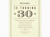 Male 30th Birthday Invitations 30th Birthday Invitations for Men Zazzle Com Au