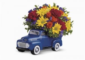 Male Birthday Flowers Teleflora 39 S 39 48 ford Pickup Bouquet T25 1a 51 26