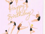 Male Dancer Birthday Card Noi at400 Happy Birthday Ballet Card