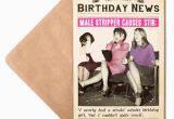 Male Stripper Birthday Card Male Stripper Birthday Card for Her