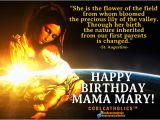 Mama Mary Happy Birthday Quotes Happy Birthday Mama Mary the Most Inspiring
