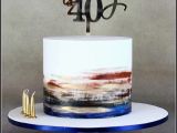 Mans 40th Birthday Ideas Mans Birthday Cake Watercolour My Place Pinte