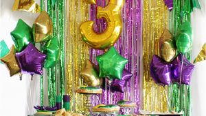 Mardi Gras Birthday Decorations A Mardi Gras Third Birthday Party Style Your Senses