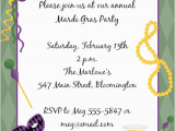 Mardi Gras Birthday Invitation Wording Mardi Gras Invitation