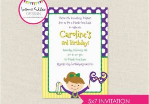 Mardi Gras Birthday Invitation Wording Mardi Gras Party Invitation