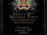 Mardi Gras Birthday Invitation Wording Mardi Gras theme Invite