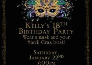 Mardi Gras Birthday Invitation Wording Mardi Gras theme Invite