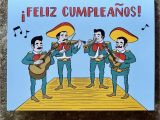 Mariachi Birthday Card Feliz Cumpleanos Mariachi Card Artelexia