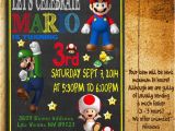 Mario and Luigi Birthday Invitations Invitations Super Mario Invitation Mario by Fiestaprintable