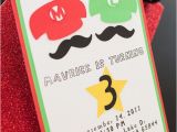 Mario and Luigi Birthday Invitations Mario and Luigi Birthday Invitation Nintendo by