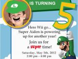 Mario and Luigi Birthday Invitations Super Mario Birthday Party Super Mario Birthday Luigi