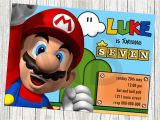 Mario Birthday Invites Super Mario Birthday Invitations Bagvania Free Printable