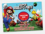 Mario Birthday Invites Super Mario Birthday Invitations Bagvania Free Printable