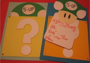 Mario Birthday Invites Super Mario Brothers Birthday Party Invitation