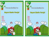 Mario Birthday Party Invitations Free Super Mario Birthday Invitations Birthday Printable