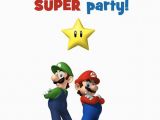 Mario Birthday Party Invitations Free Super Mario Bros Free Printable Birthday Party Invitation