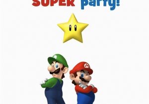 Mario Birthday Party Invitations Free Super Mario Bros Free Printable Birthday Party Invitation
