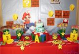 Mario Bros Birthday Decorations Label Ideas
