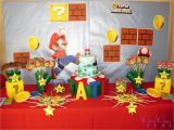 Mario Bros Birthday Decorations Label Ideas